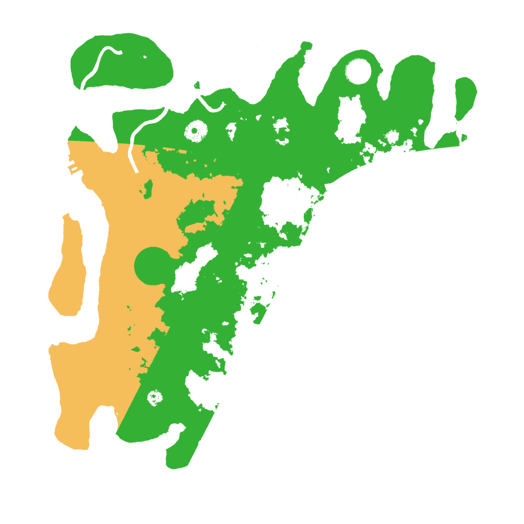 Biome Rust Map: Procedural Map, Size: 3600, Seed: 20000