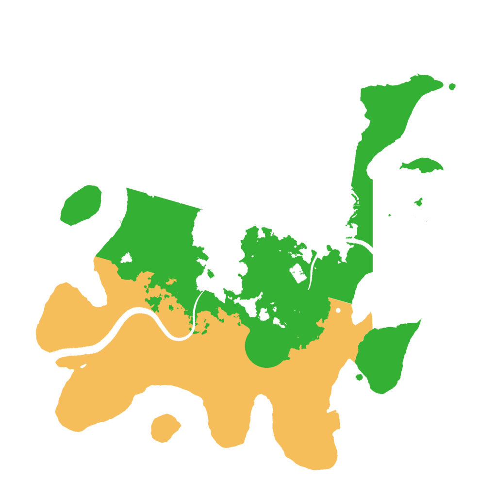 Biome Rust Map: Procedural Map, Size: 3000, Seed: 294822773