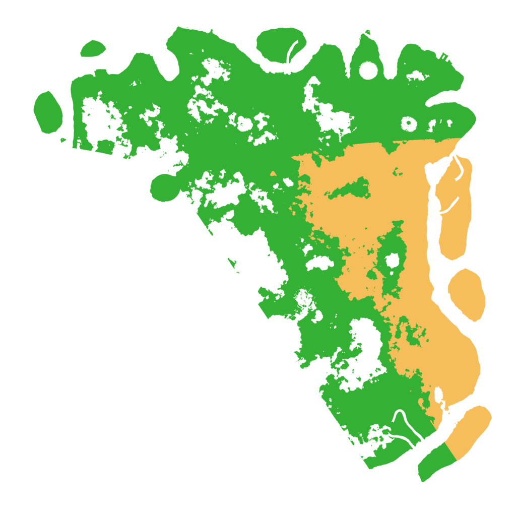 Biome Rust Map: Procedural Map, Size: 5000, Seed: 265570474