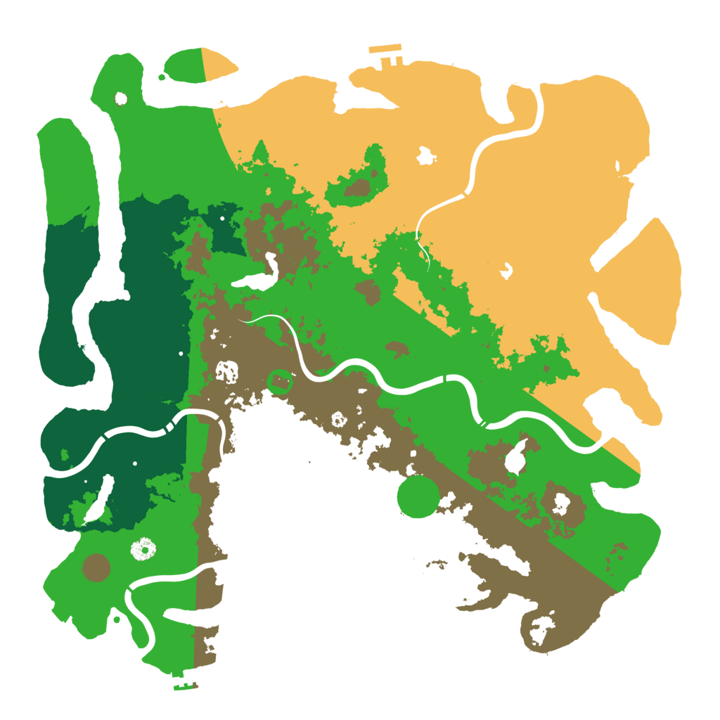 Biome Rust Map: Procedural Map, Size: 4500, Seed: 147183055