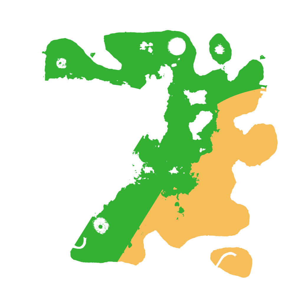 Biome Rust Map: Procedural Map, Size: 3000, Seed: 751102924