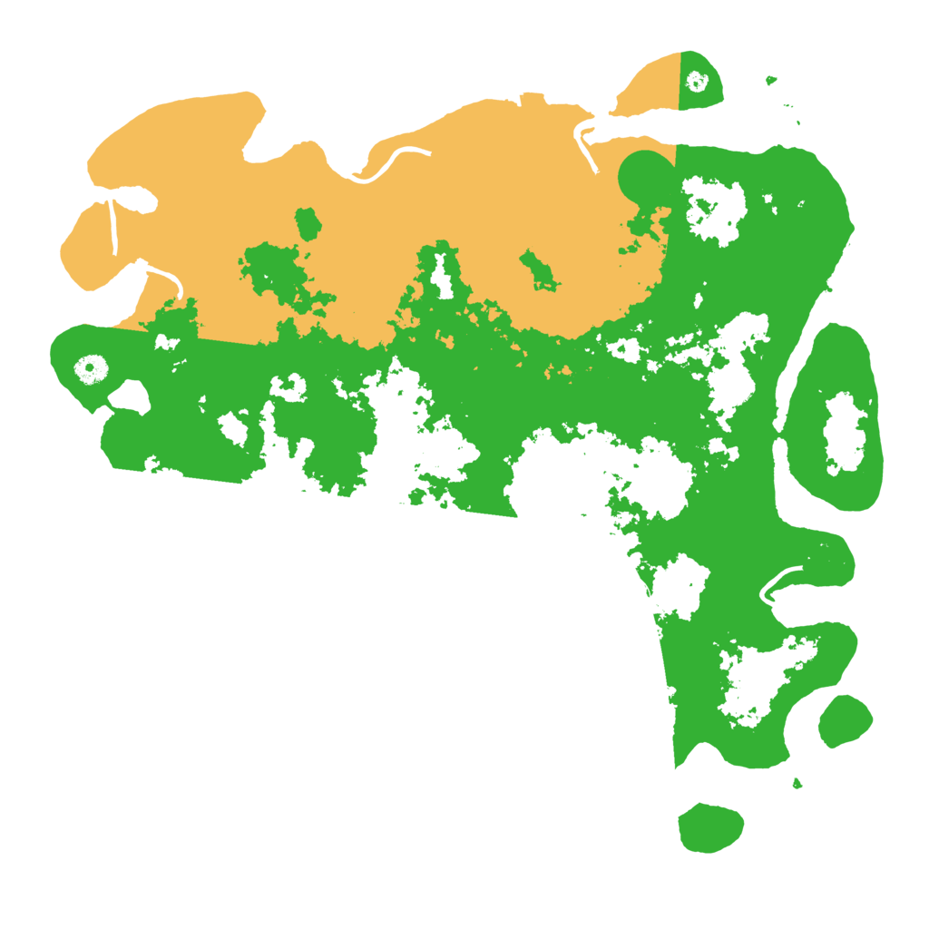 Biome Rust Map: Procedural Map, Size: 4500, Seed: 184897451