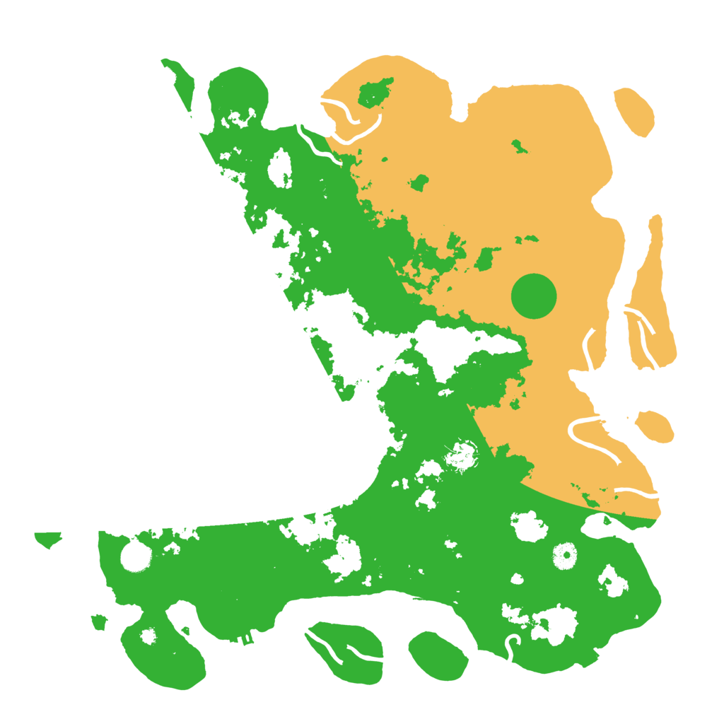 Biome Rust Map: Procedural Map, Size: 4200, Seed: 402854044