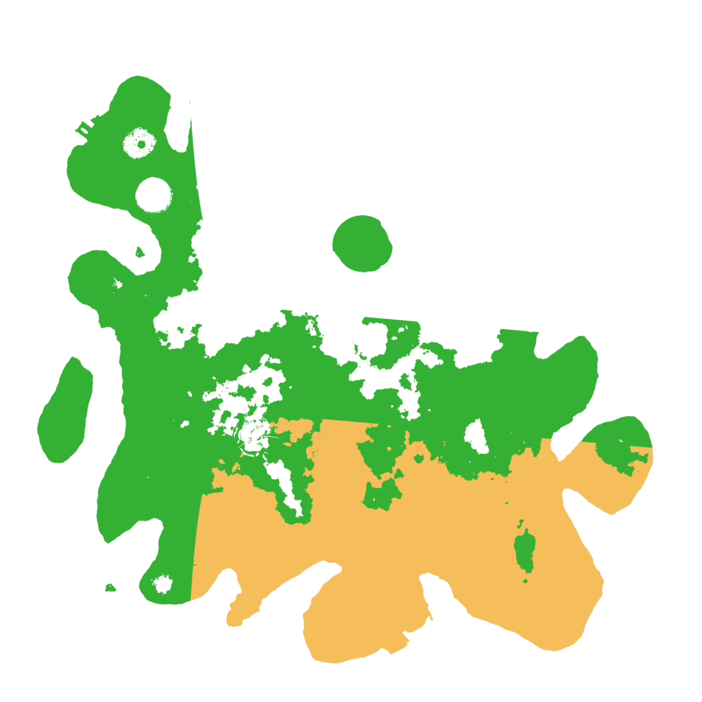 Biome Rust Map: Procedural Map, Size: 3500, Seed: 195320749