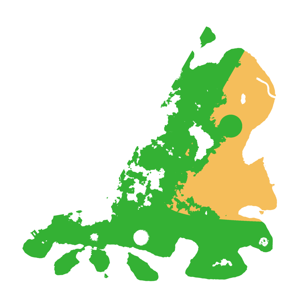 Biome Rust Map: Procedural Map, Size: 3500, Seed: 1466026227