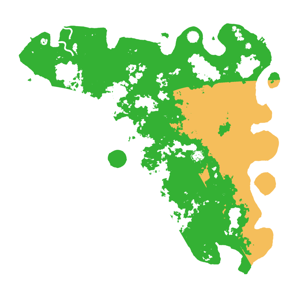 Biome Rust Map: Procedural Map, Size: 4500, Seed: 33921830
