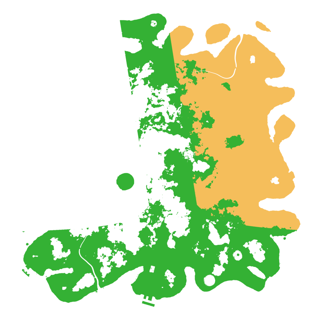 Biome Rust Map: Procedural Map, Size: 5000, Seed: 2101630137