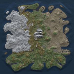 Thumbnail Rust Map: Procedural Map, Size: 5000, Seed: 2101630137, 18 Monuments