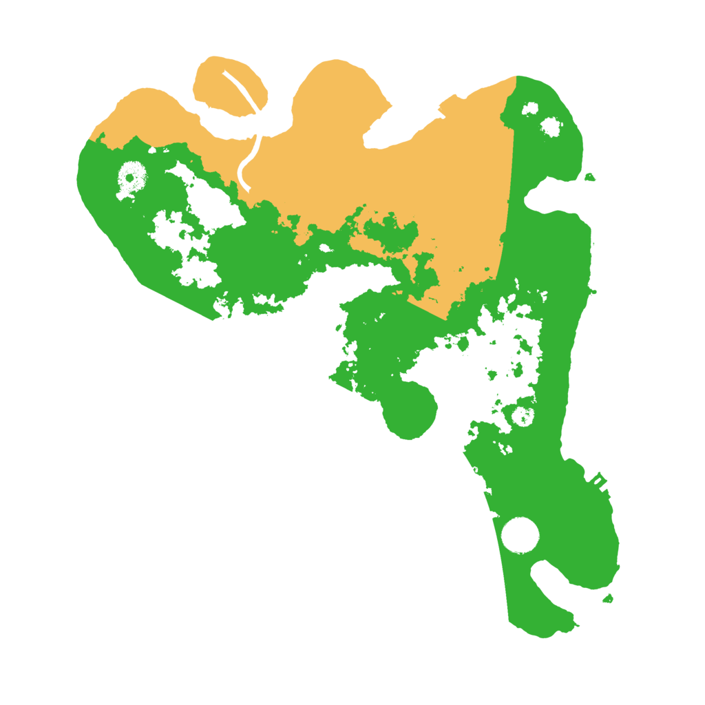 Biome Rust Map: Procedural Map, Size: 3500, Seed: 301522356