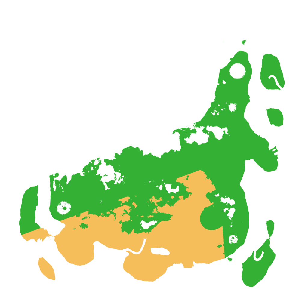 Biome Rust Map: Procedural Map, Size: 3500, Seed: 1821765385