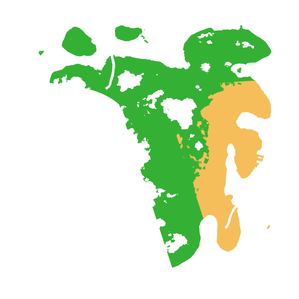 Biome Rust Map: Procedural Map, Size: 3000, Seed: 1538497822