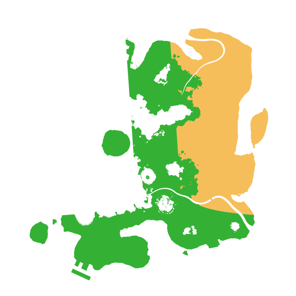 Biome Rust Map: Procedural Map, Size: 3000, Seed: 5357917
