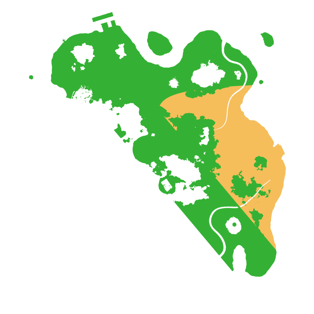 Biome Rust Map: Procedural Map, Size: 3000, Seed: 44393369