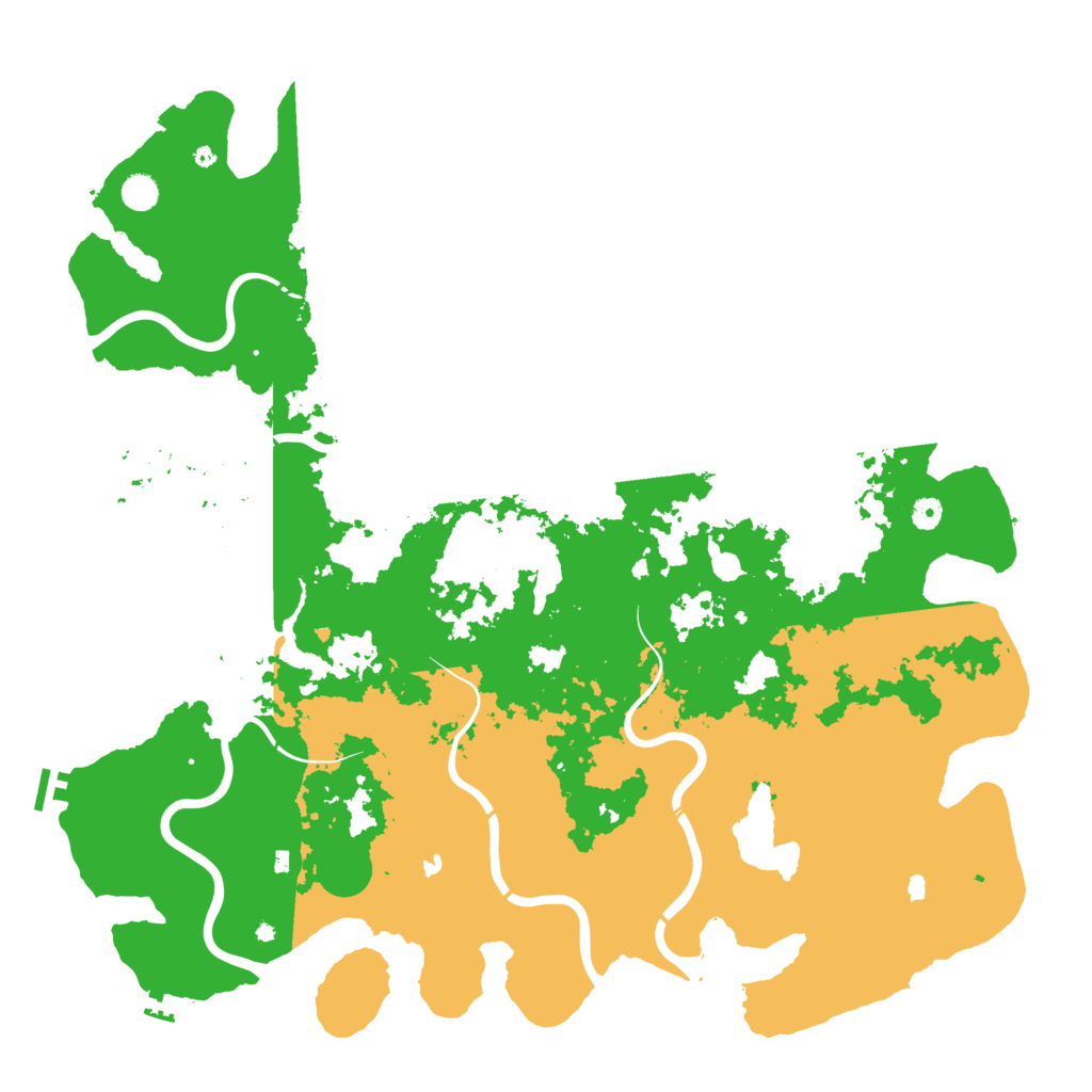 Biome Rust Map: Procedural Map, Size: 5200, Seed: 301712588
