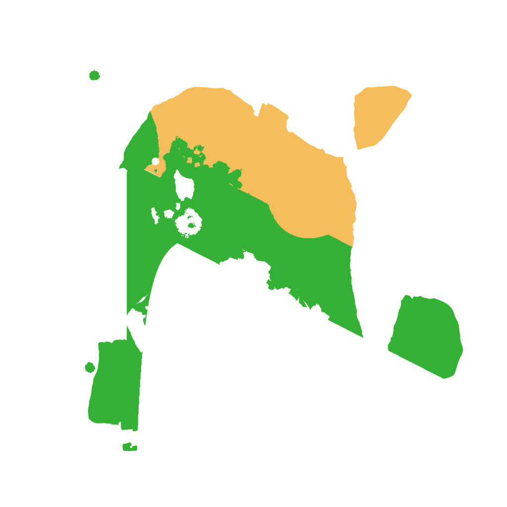 Biome Rust Map: Procedural Map, Size: 2000, Seed: 278404591