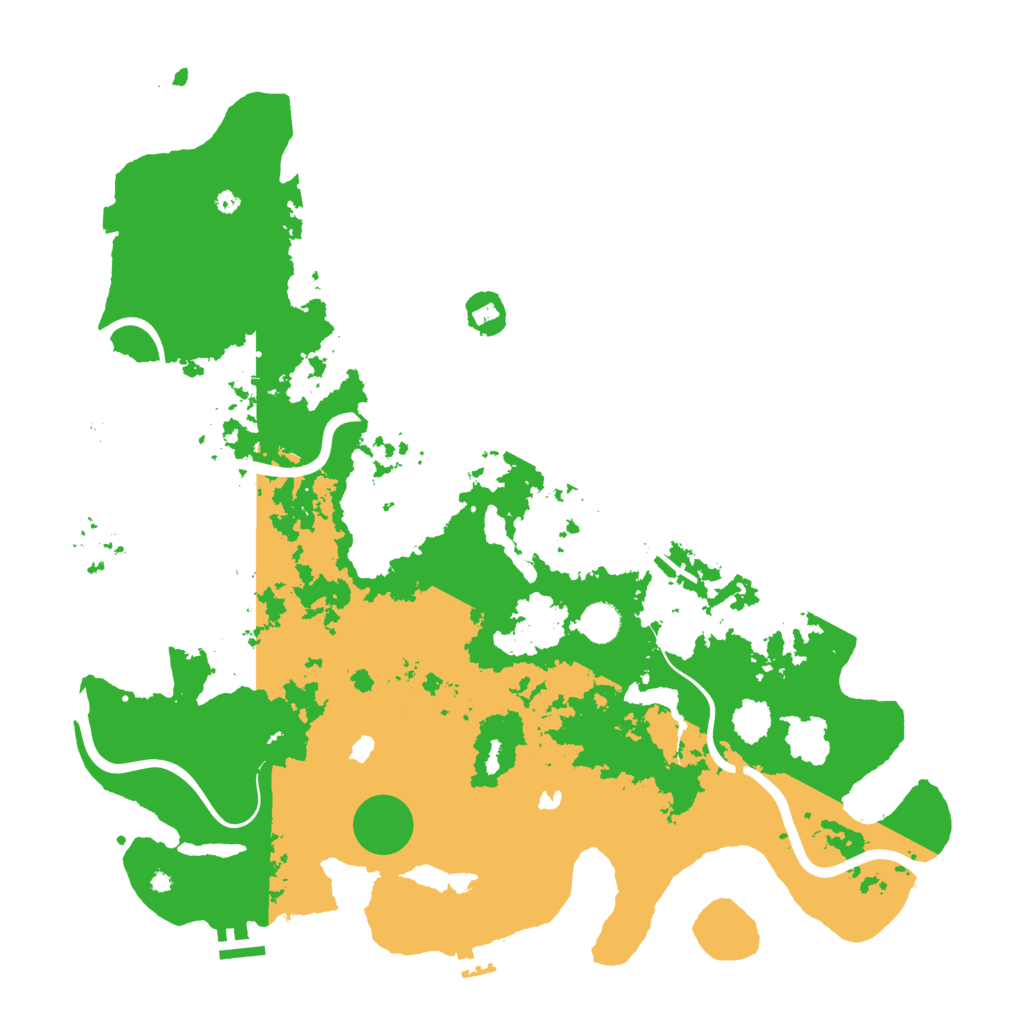 Biome Rust Map: Procedural Map, Size: 4500, Seed: 1668308176
