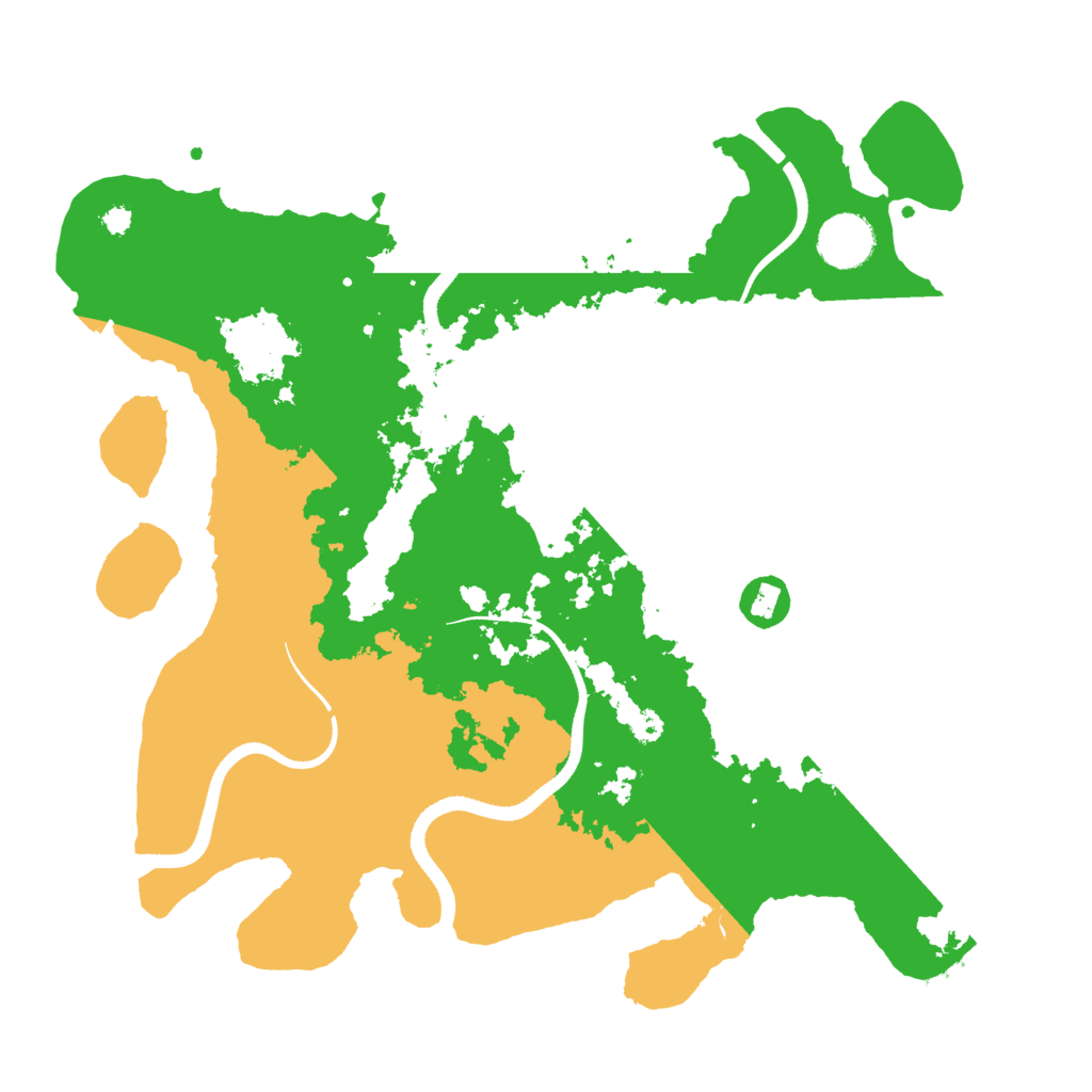 Biome Rust Map: Procedural Map, Size: 3500, Seed: 648253