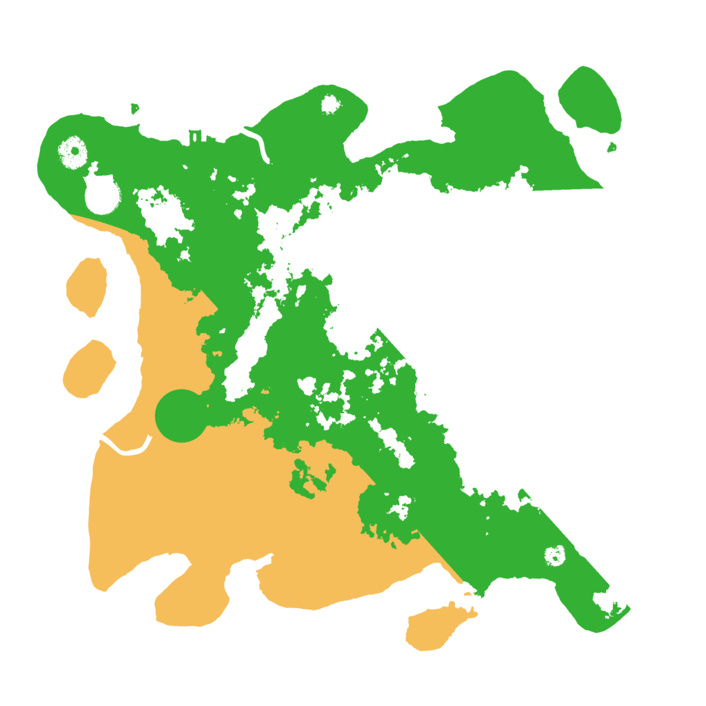 Biome Rust Map: Procedural Map, Size: 3500, Seed: 648253