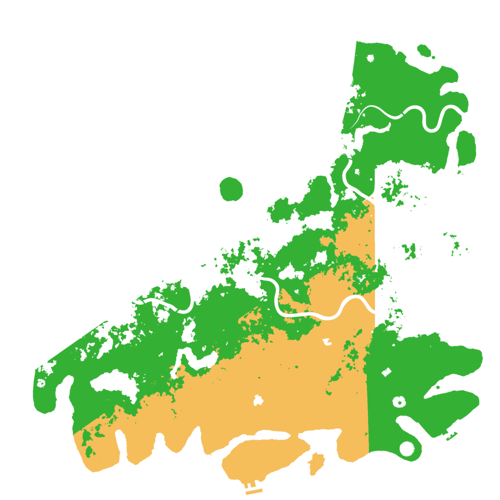 Biome Rust Map: Procedural Map, Size: 6000, Seed: 124161992