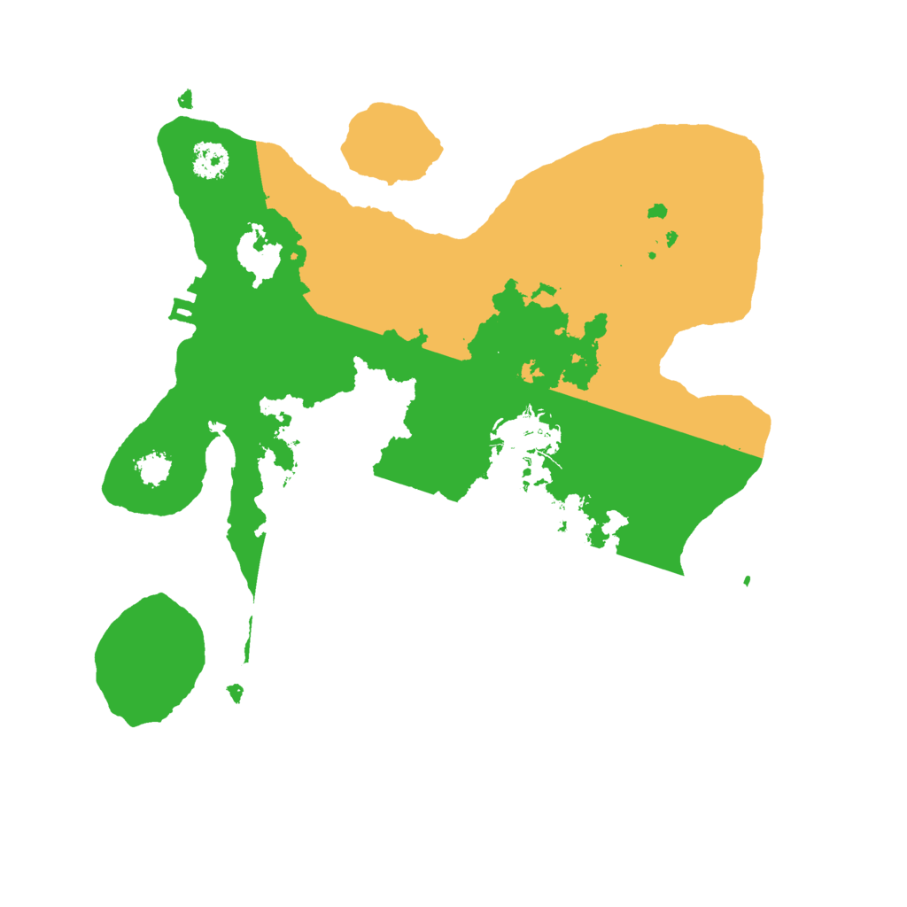 Biome Rust Map: Procedural Map, Size: 2500, Seed: 314426571