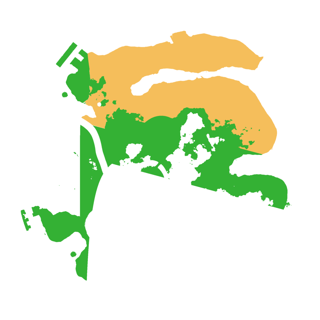 Biome Rust Map: Procedural Map, Size: 2300, Seed: 613416765