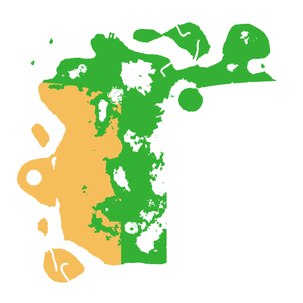 Biome Rust Map: Procedural Map, Size: 3500, Seed: 7897956