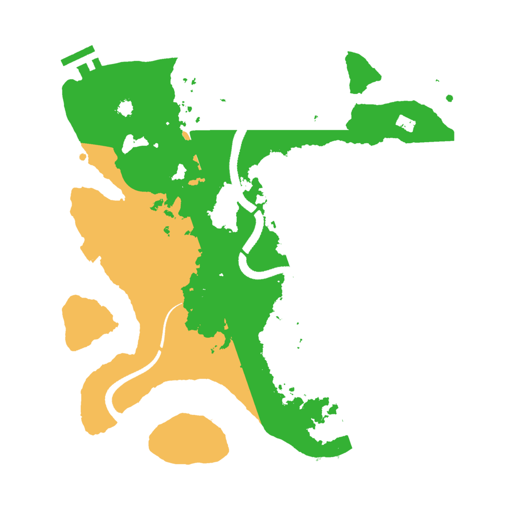 Biome Rust Map: Procedural Map, Size: 3000, Seed: 73341