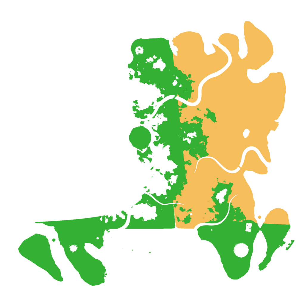 Biome Rust Map: Procedural Map, Size: 3750, Seed: 1434474752