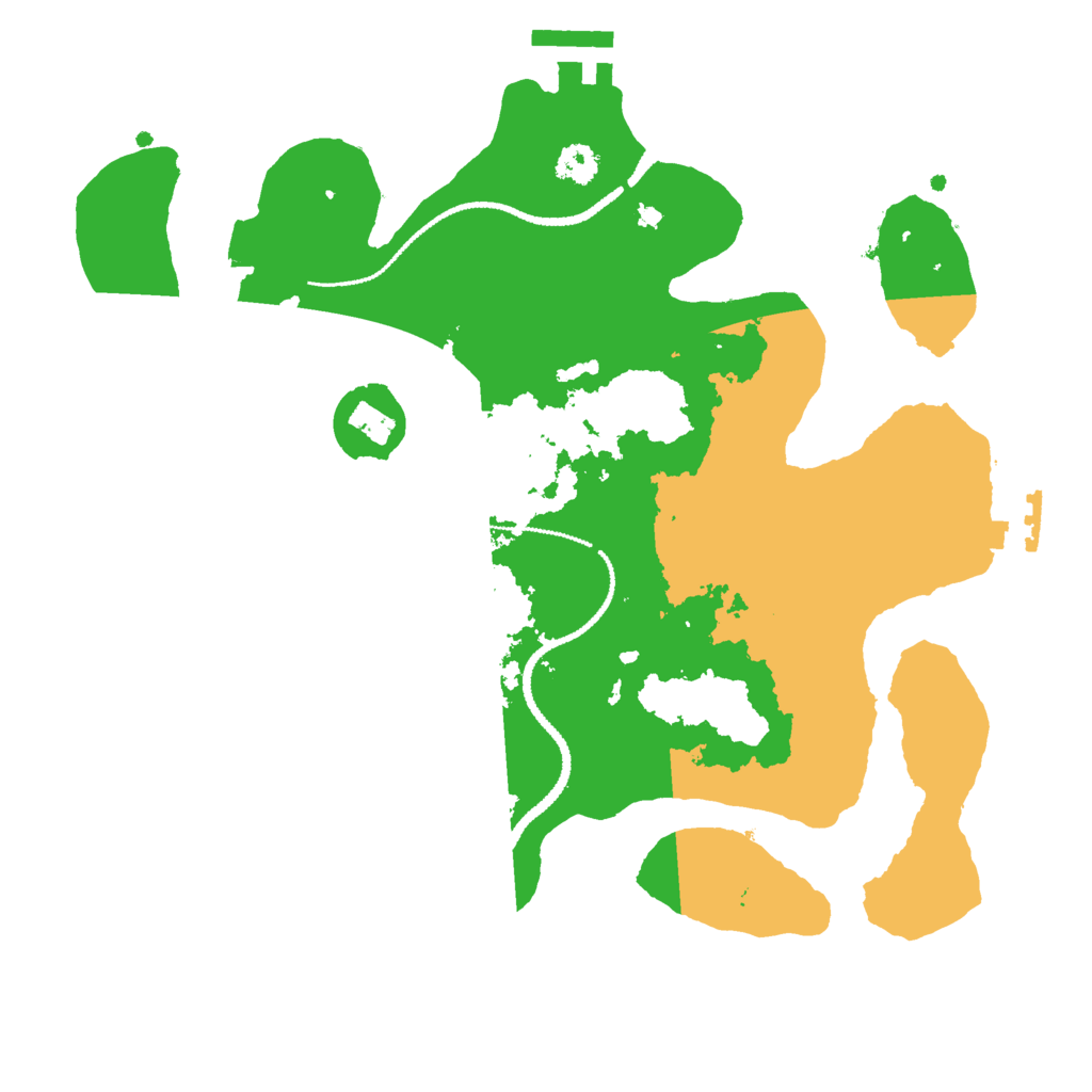 Biome Rust Map: Procedural Map, Size: 2700, Seed: 66554433