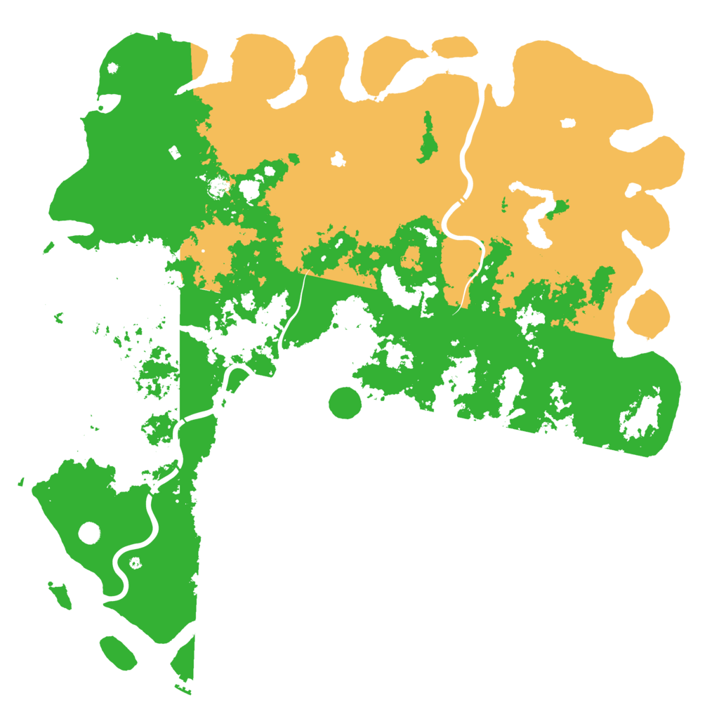 Biome Rust Map: Procedural Map, Size: 6000, Seed: 23750527
