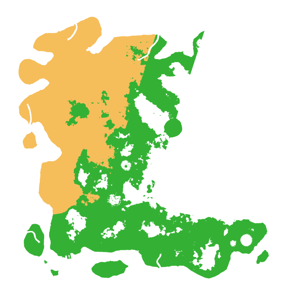 Biome Rust Map: Procedural Map, Size: 4500, Seed: 28800