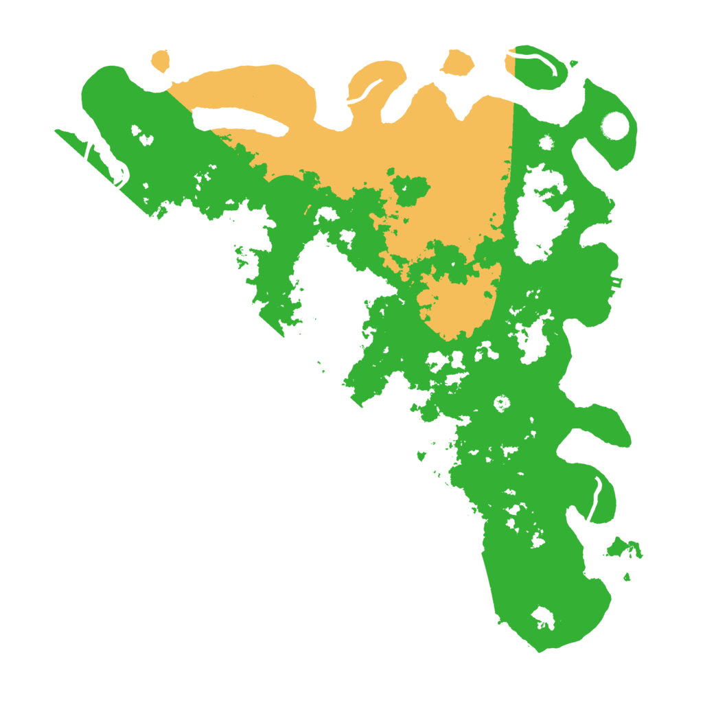 Biome Rust Map: Procedural Map, Size: 4500, Seed: 1236561202