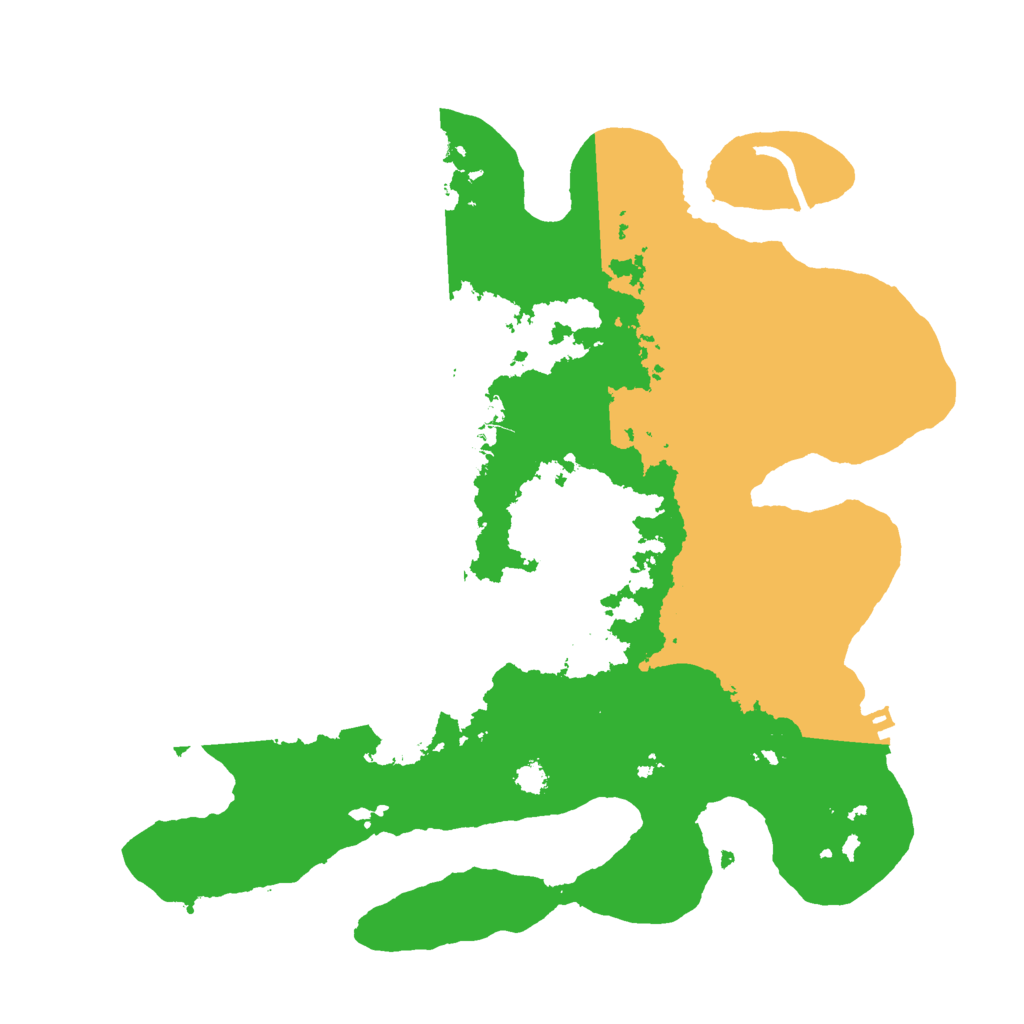 Biome Rust Map: Procedural Map, Size: 3000, Seed: 35252177