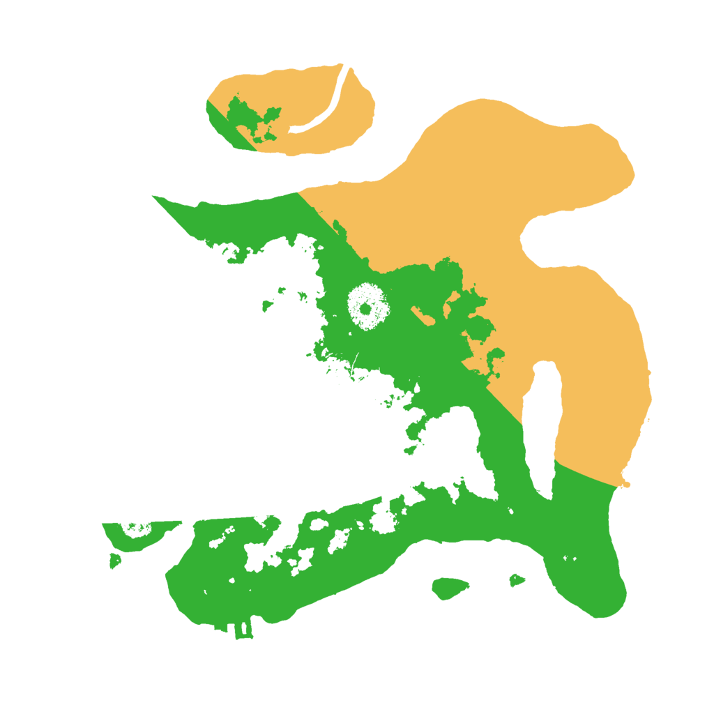 Biome Rust Map: Procedural Map, Size: 2500, Seed: 34266151