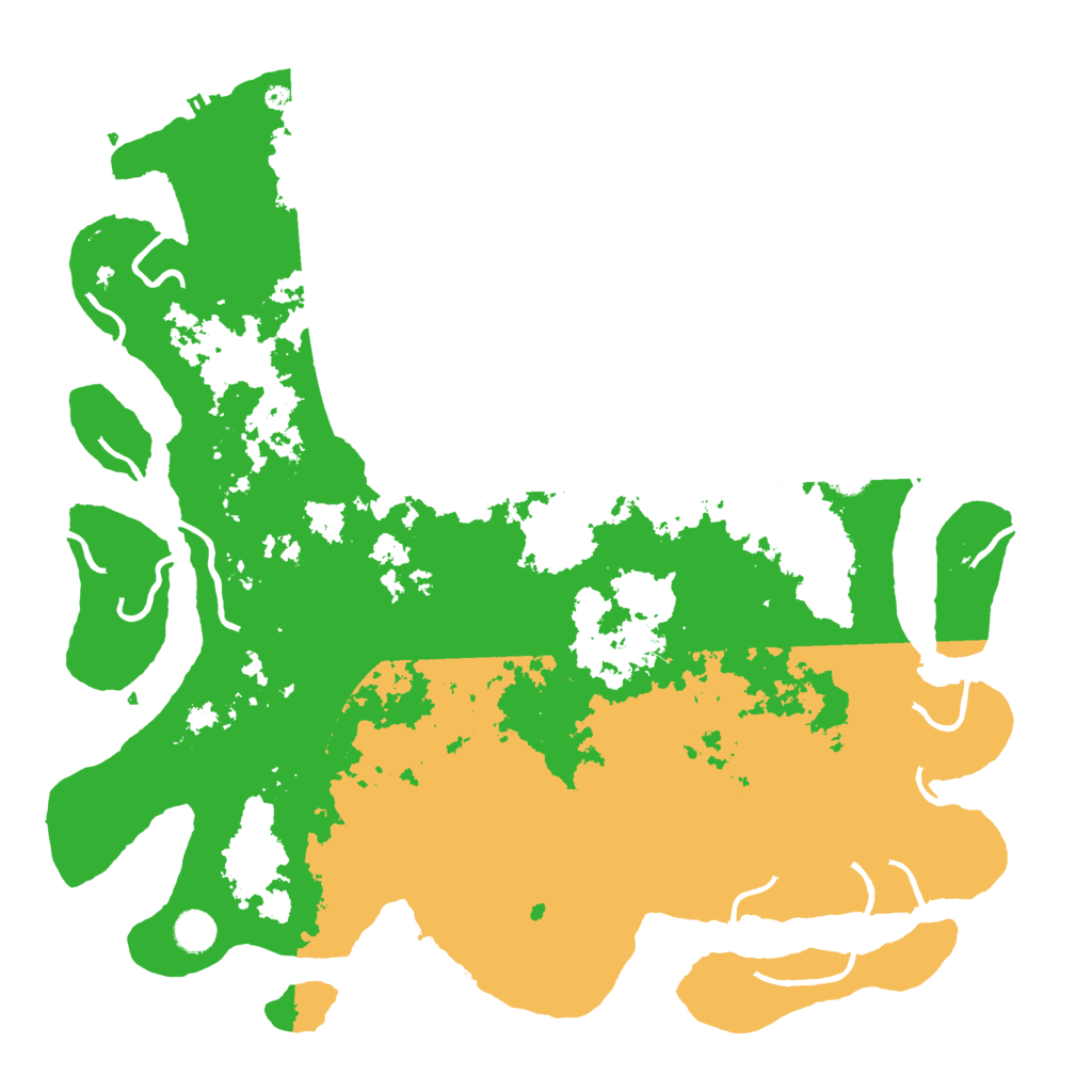 Biome Rust Map: Procedural Map, Size: 4500, Seed: 665790120