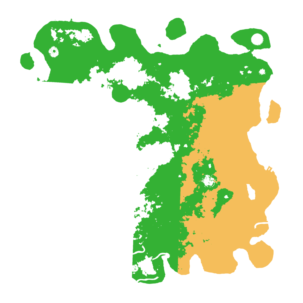 Biome Rust Map: Procedural Map, Size: 4500, Seed: 2003