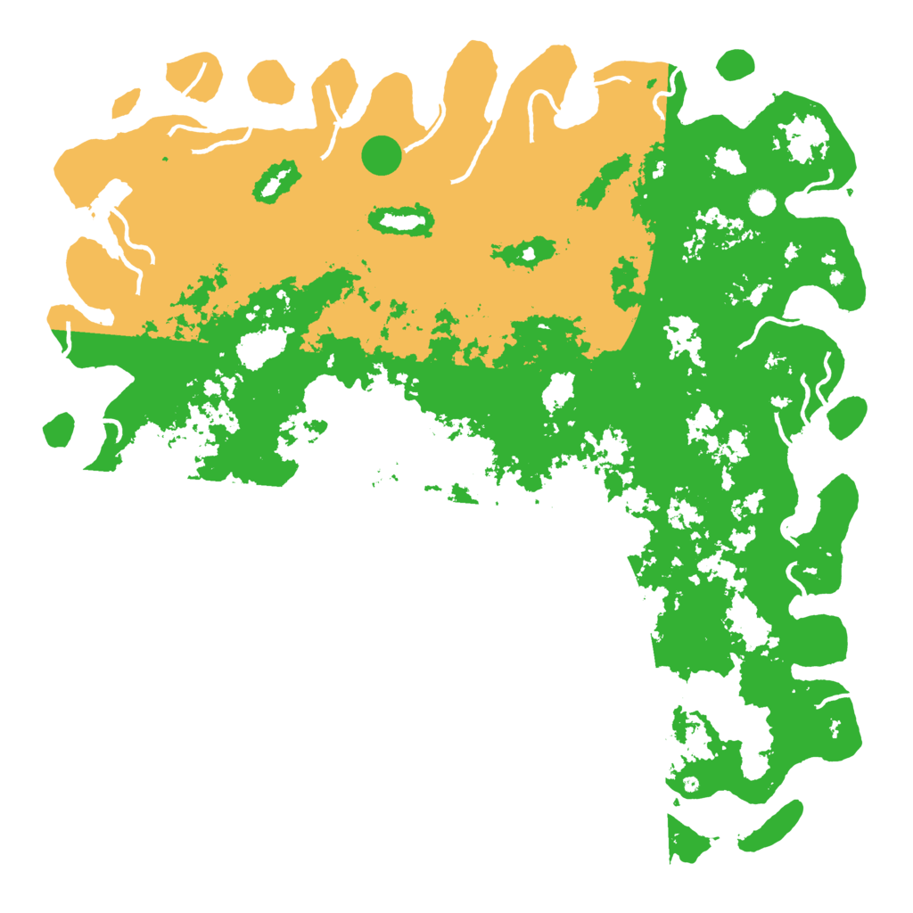 Biome Rust Map: Procedural Map, Size: 6000, Seed: 75324