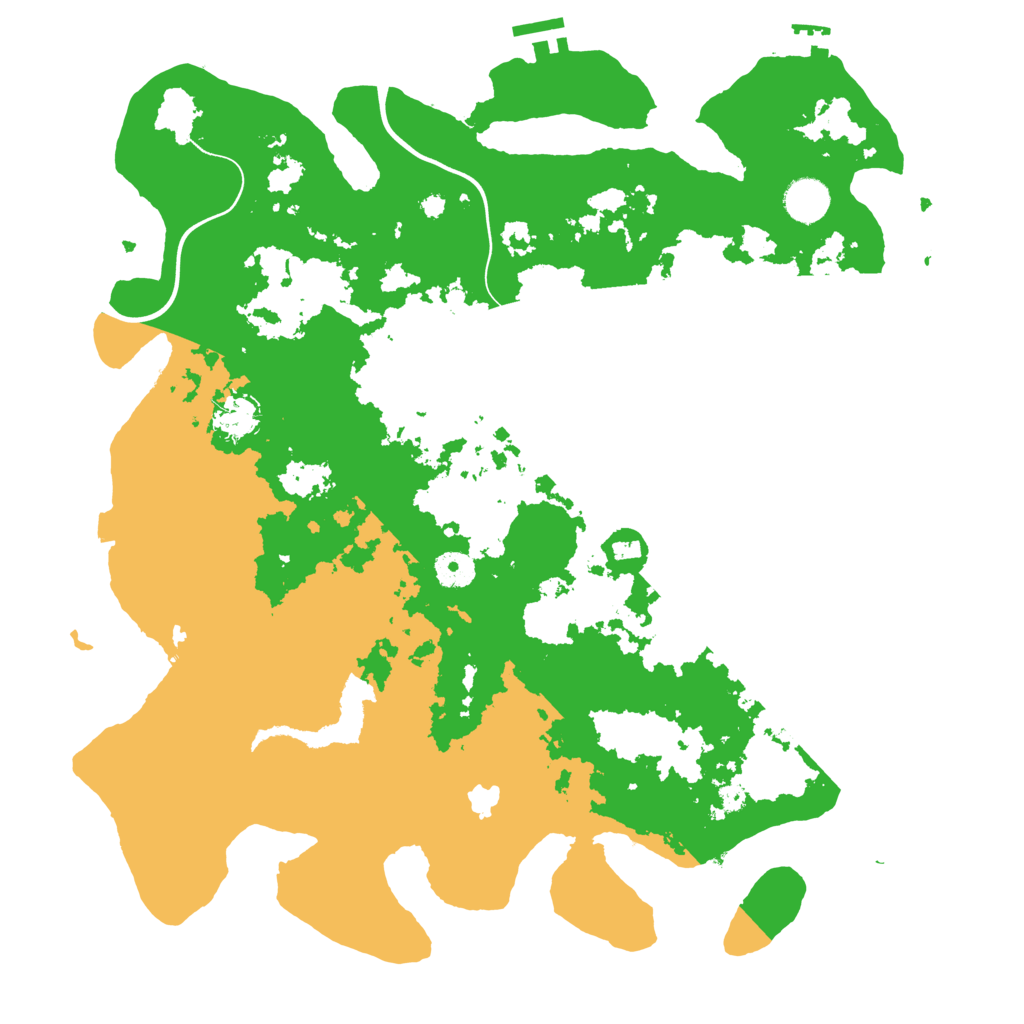 Biome Rust Map: Procedural Map, Size: 4000, Seed: 5024