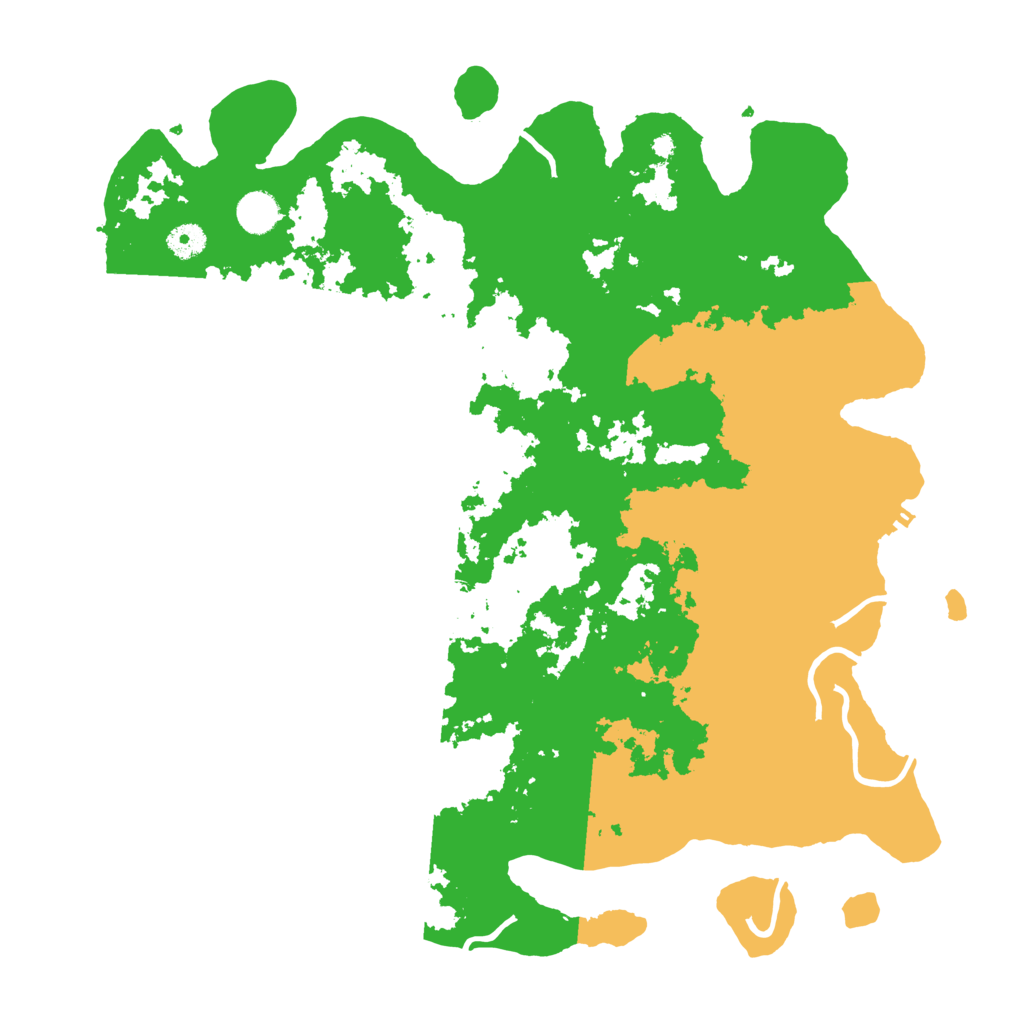 Biome Rust Map: Procedural Map, Size: 4250, Seed: 1231465