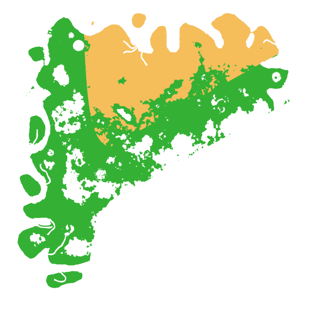Biome Rust Map: Procedural Map, Size: 5000, Seed: 108070605