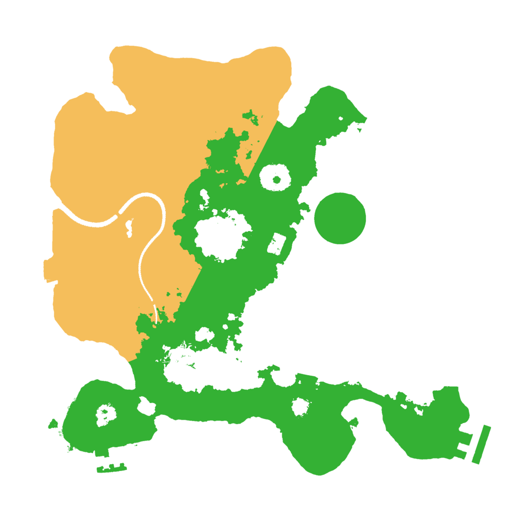 Biome Rust Map: Procedural Map, Size: 2700, Seed: 1117