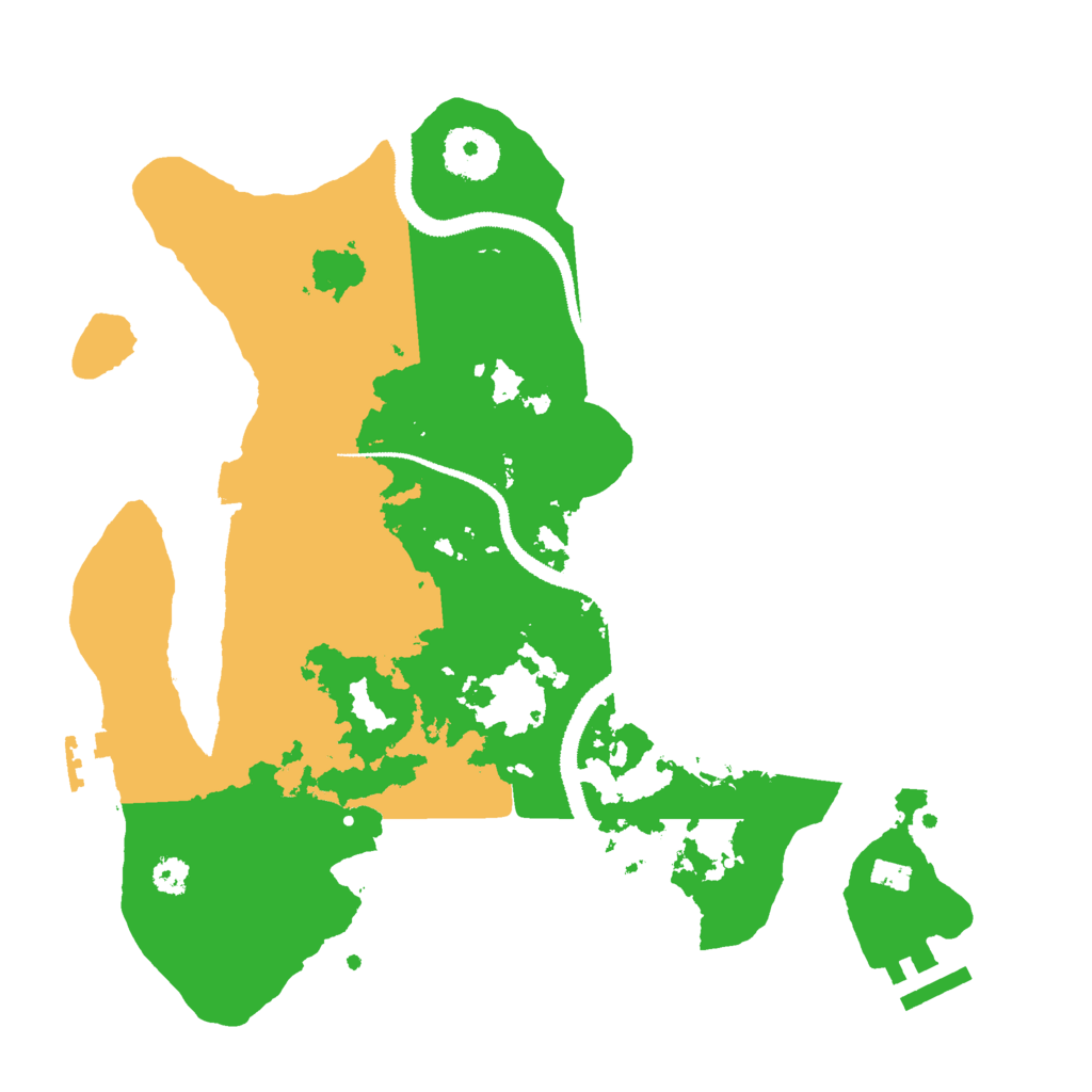 Biome Rust Map: Procedural Map, Size: 3000, Seed: 956560683