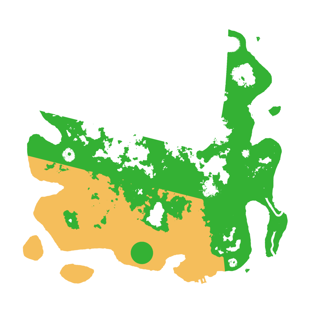 Biome Rust Map: Procedural Map, Size: 3680, Seed: 351573460