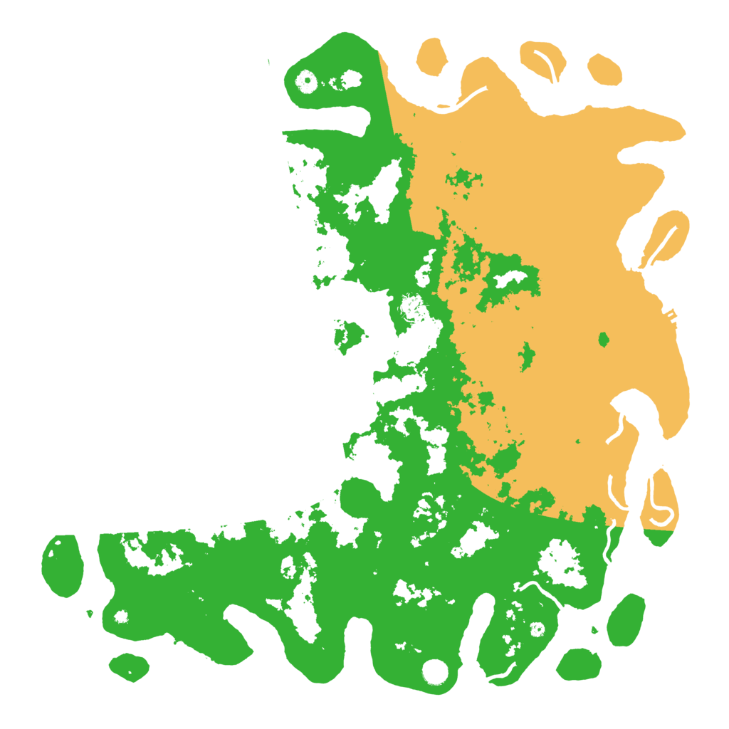 Biome Rust Map: Procedural Map, Size: 5000, Seed: 1842694167
