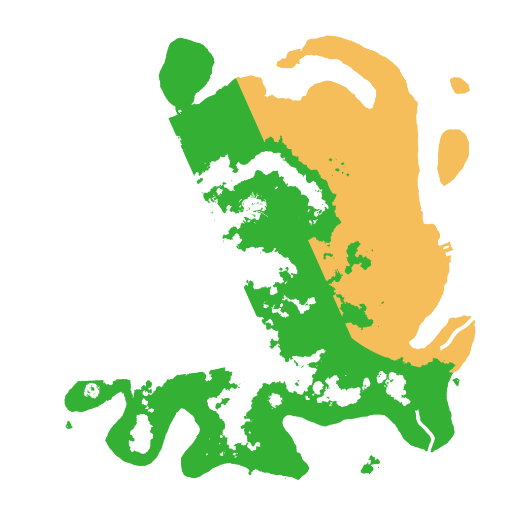 Biome Rust Map: Procedural Map, Size: 3500, Seed: 8745853