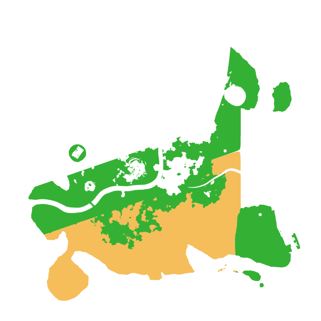 Biome Rust Map: Procedural Map, Size: 3000, Seed: 93733