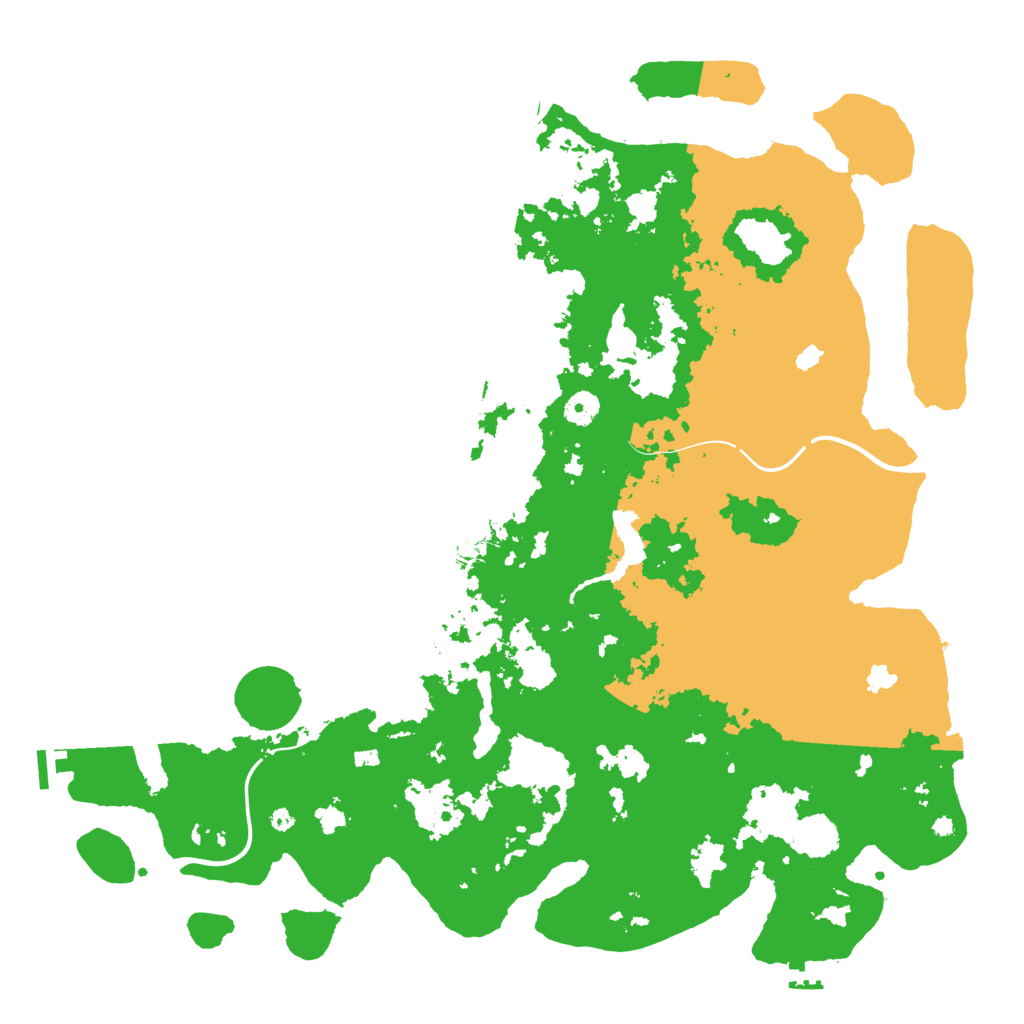 Biome Rust Map: Procedural Map, Size: 4500, Seed: 1661966467