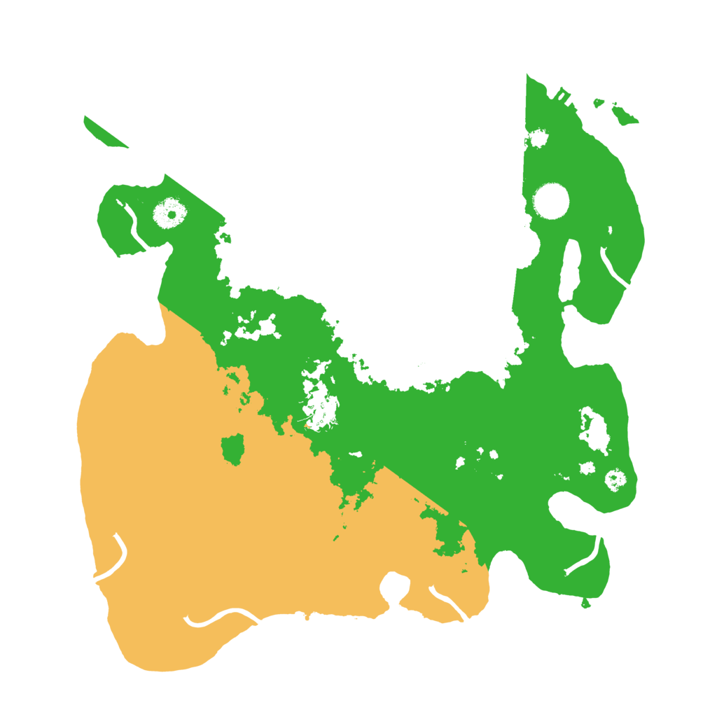 Biome Rust Map: Procedural Map, Size: 3500, Seed: 2192734