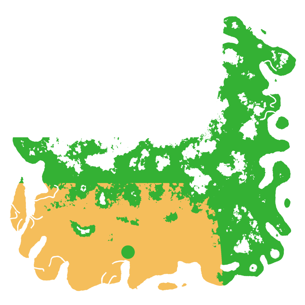 Biome Rust Map: Procedural Map, Size: 6000, Seed: 1848995
