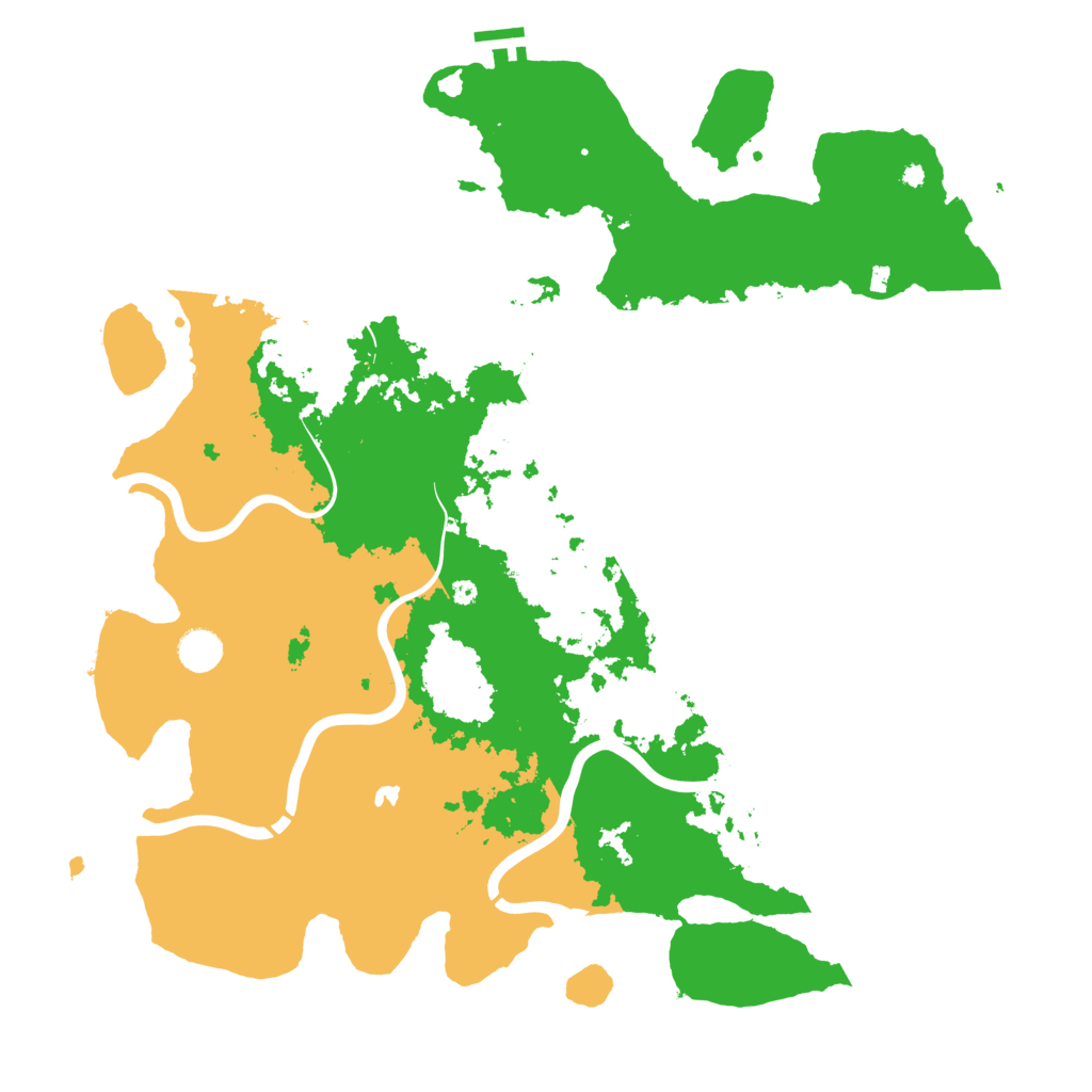 Biome Rust Map: Procedural Map, Size: 4400, Seed: 1898221768